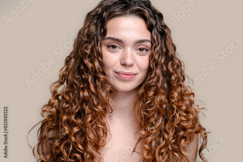 Portrait of a young woman. photo