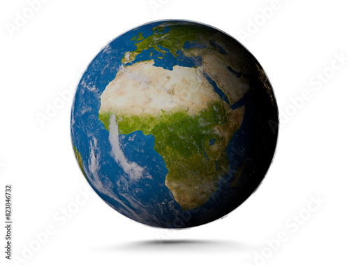 planet earth focus on Afric...