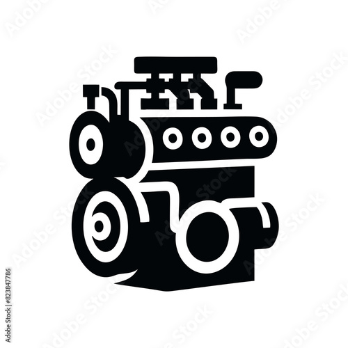 collection of cool car engine icons