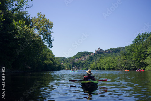 Fototapeta kuchenna Kayak Dordogne