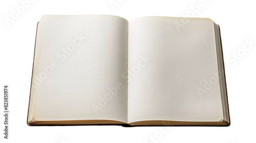 open book isolated on white background