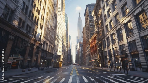 New York City Architecture Business Background © guolin