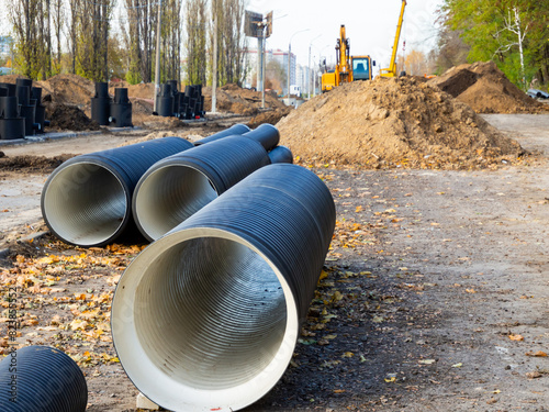 Foto Start of construction of the Moskovsky Prospekt backup road, Voronezh