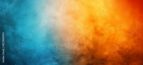 A smooth gradient background transitions from warm orange to cool blue, creating a harmonious and visually appealing shift in tones. Ideal for modern, vibrant designs and digital art.