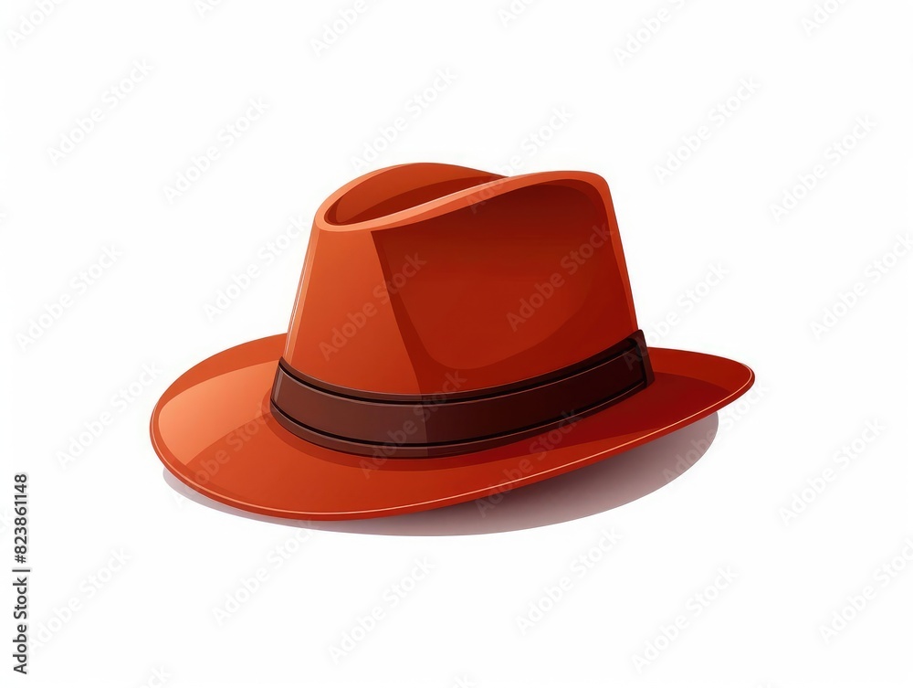 Hat illustration isolated on white background
