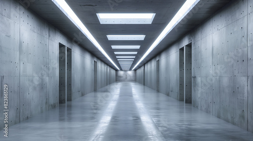 Lengthy Hallway With Distant Light