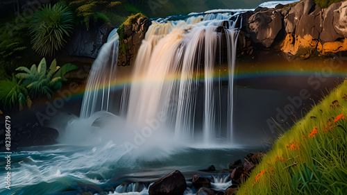 waterfall in the forest