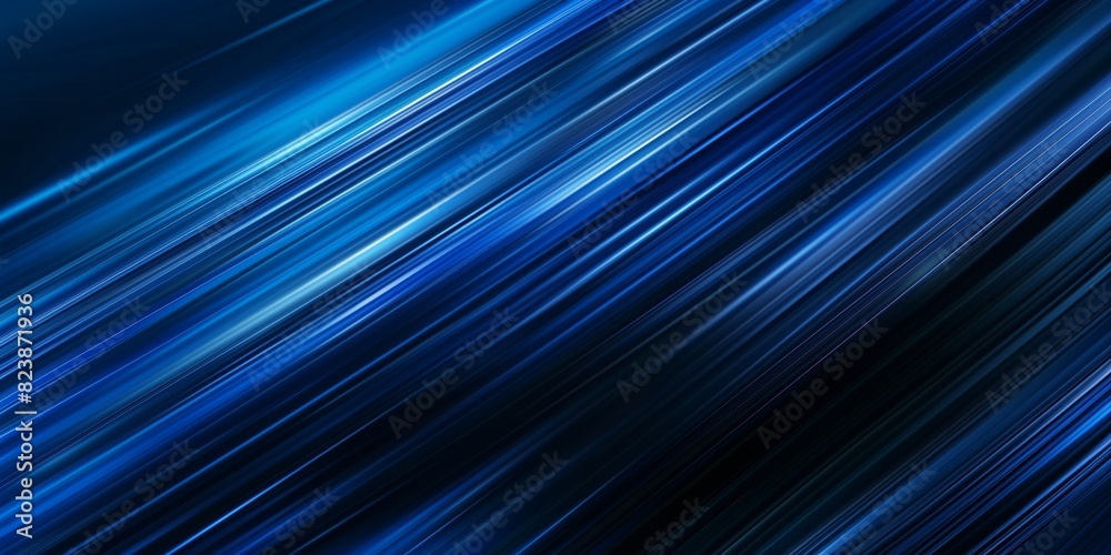 Blue abstract background with speed lines and a dark blue gradient. Blue abstract background with speed lines and a dark blue gradient.