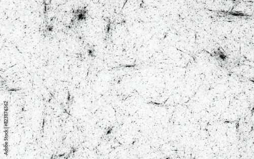Old black and white grunge background. Monochrome abstract texture of dust, smudges, cracks, scuffs, scratches, chips to print. Vintage design elements for photo