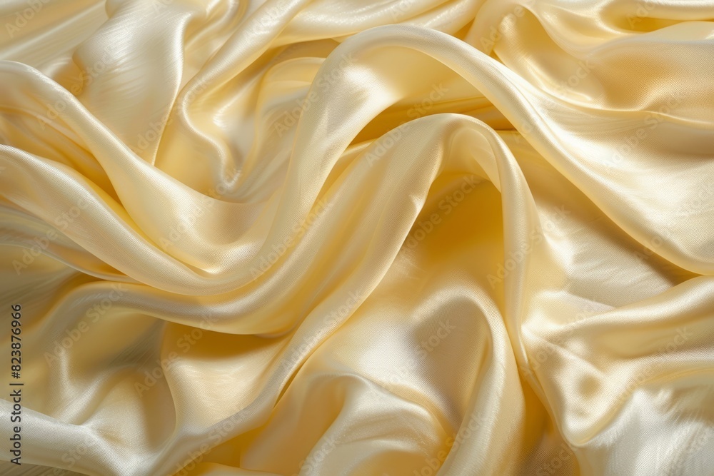 Abstract background with smooth waves of elegant satin silk fabric. Abstract background with smooth waves of elegant satin silk fabric.