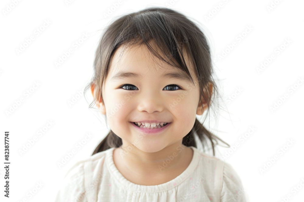 A young girl smiling with a toothbrush in her hand. Perfect for dental care concepts A young girl smiling with a toothbrush in her hand. Perfect for dental care concepts
