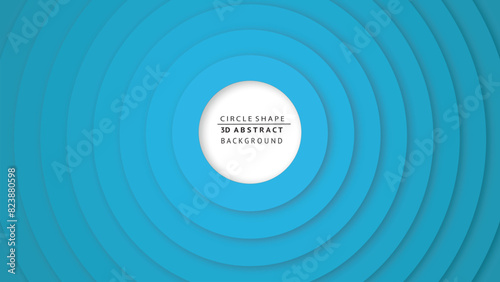 Abstract Circle Layers Background