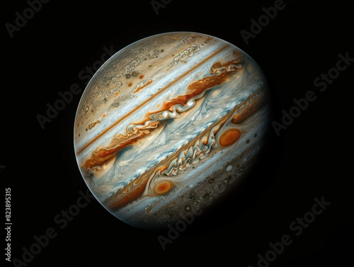 planet Jupiter in space