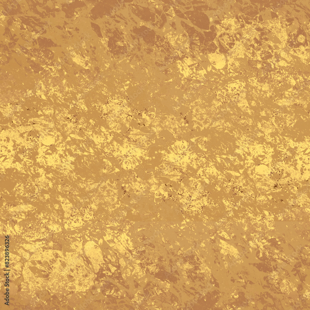 Golden Abstract decorative paper texture background for artwork - Illustration