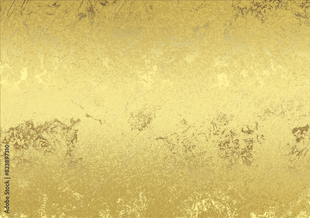 Golden Abstract decorative paper texture background for artwork - Illustration