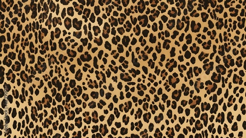  Leopard skin texture background, stylish textile texture