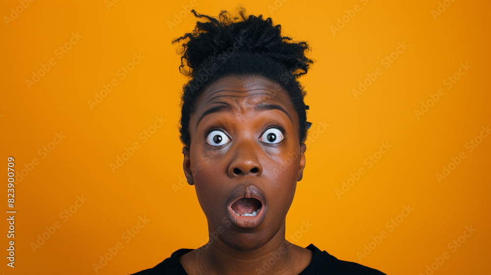 Black Women shocked face reaction Black Women shocked face reaction