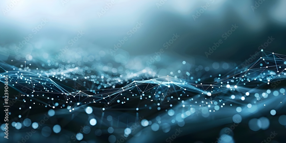 Illustration of a complex futuristic digital network of dots and lines. Concept Futuristic Technology, Digital Network, Complex Illustration, Dots and Lines, Sci-Fi Art Illustration of a complex futuristic digital network of dots and lines. Concept Futuristic Technology, Digital Network, Complex Illustration, Dots and Lines, Sci-Fi Art