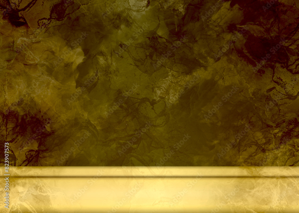 Golden Abstract decorative paper texture background for artwork - Illustration