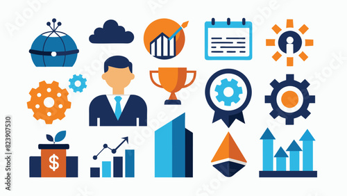 set of vector icons