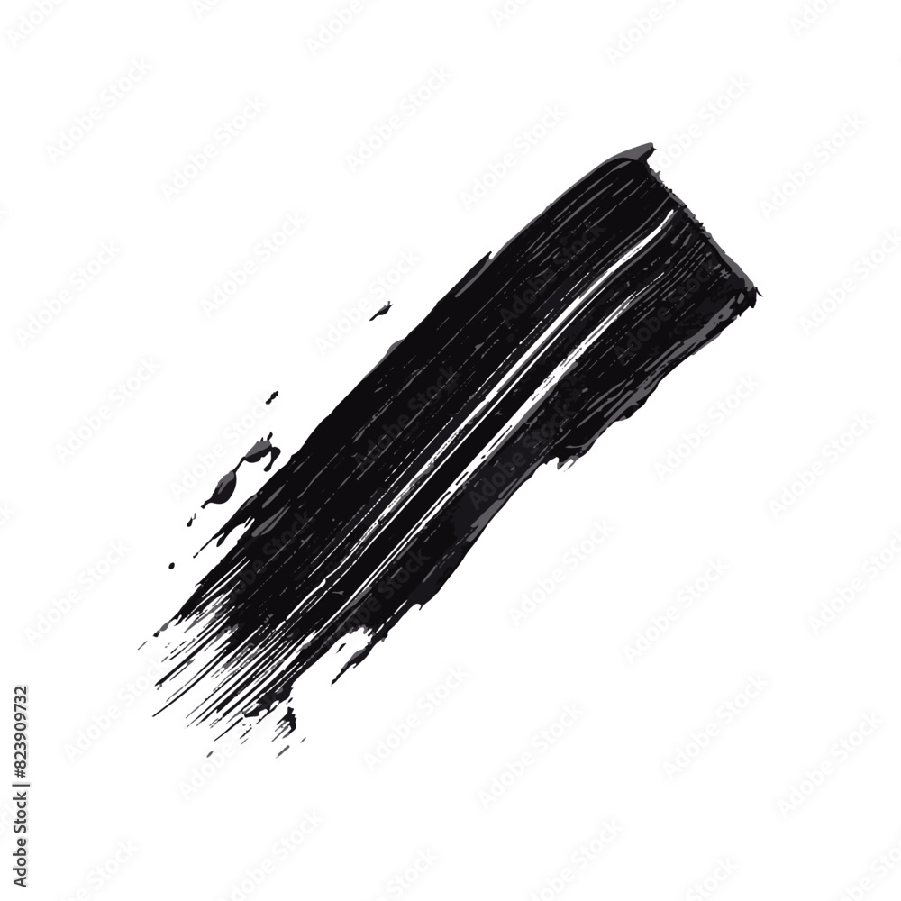 Brush stroke splash with dynamic texture and motion Brush stroke splash with dynamic texture and motion