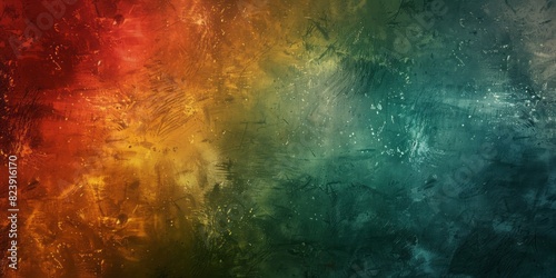 Abstract colorful gradient grunge wall texture background