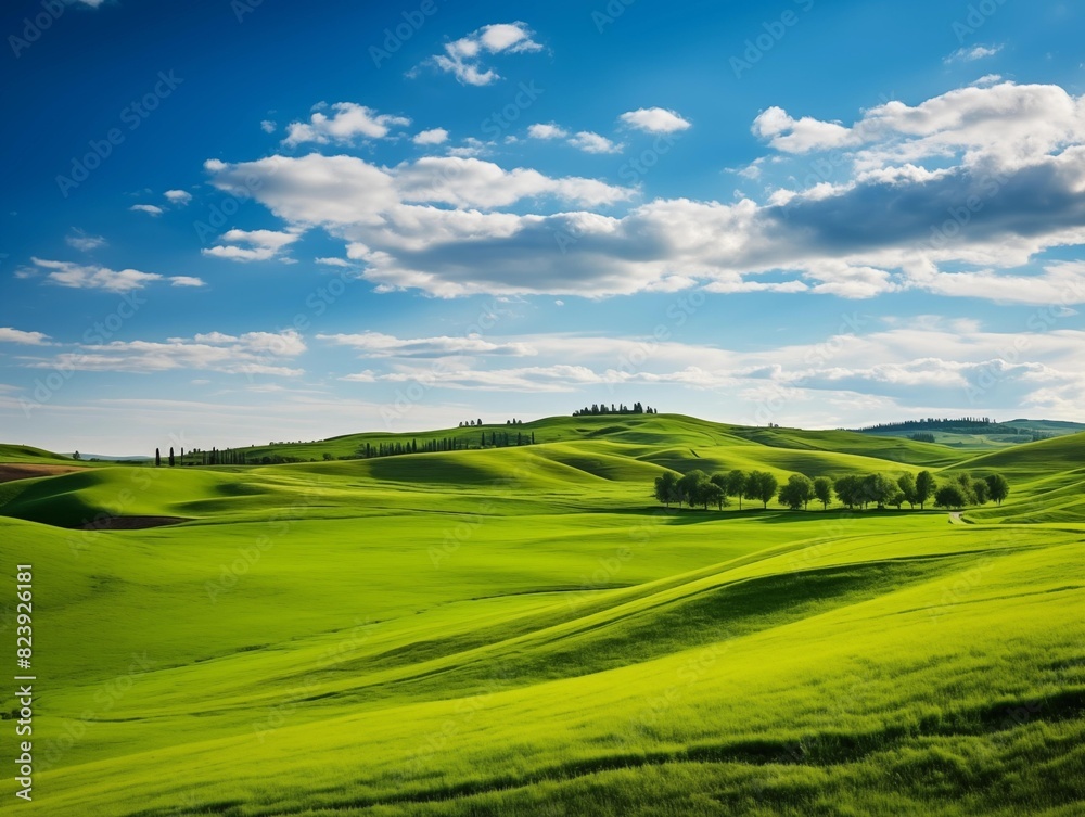 Photographer Captures Lush Tuscan Hills on a Sunny Day