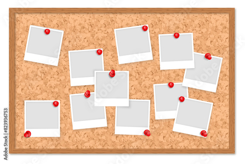 polaroids pins corkboard no backgrounod easy to use