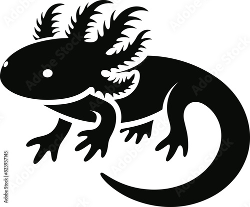 Axolotl Silhouette
