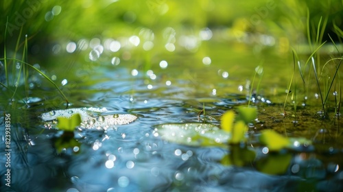 The ominous presence of stagnant ponds slowly leaching harmful chemicals into the ground.