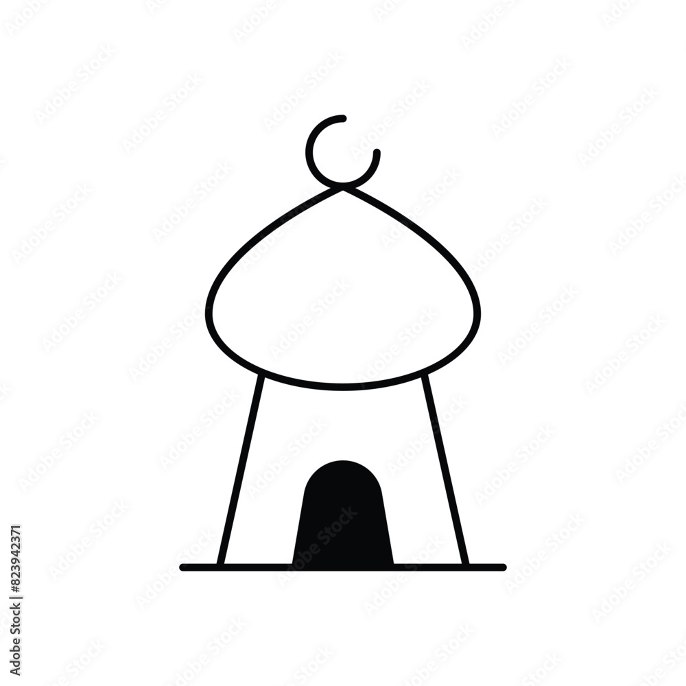 Mosque vector icon