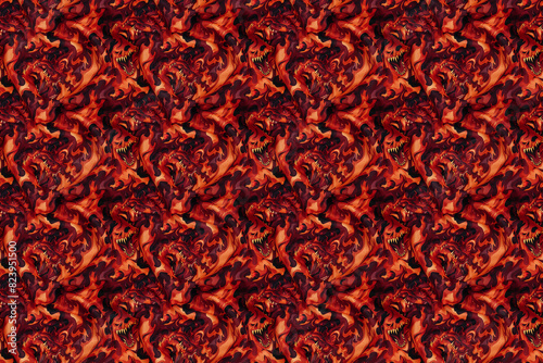 Fiery Demon Pattern