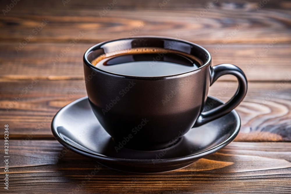 cup of coffee on a wooden table cup of coffee on a wooden table