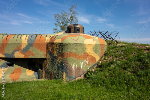 Reconstructed N-S 82 Brezinka bunker in Czech Republic