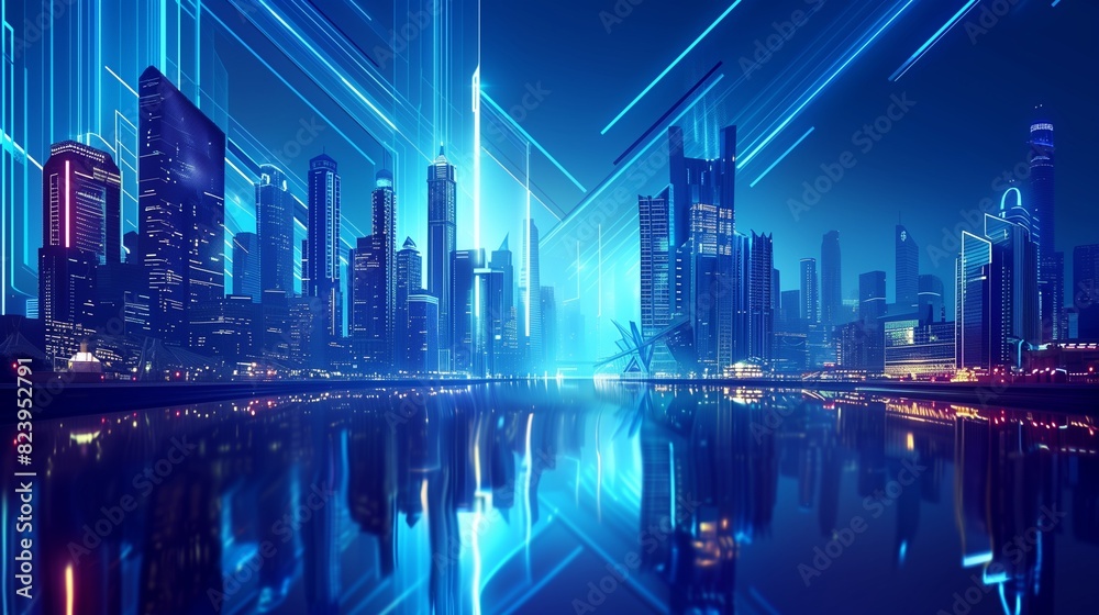 night city skyline