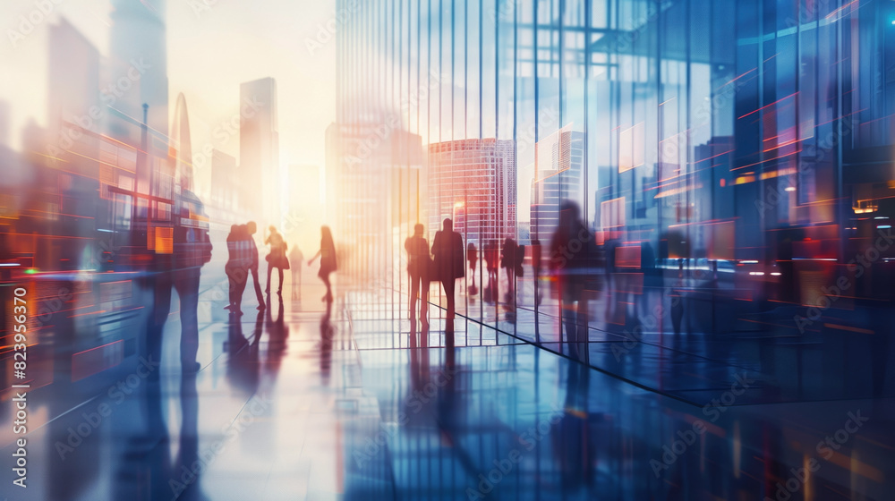 Corporate connections worldwide, urban backdrop Corporate connections worldwide, urban backdrop