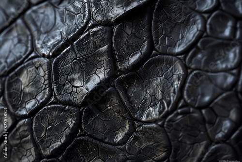 Experience the tactile richness and visual allure of 3D-textured animal skin in this stunning representation. photo