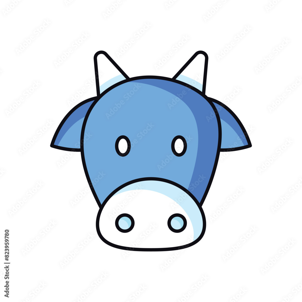 Cow vector icon Cow vector icon