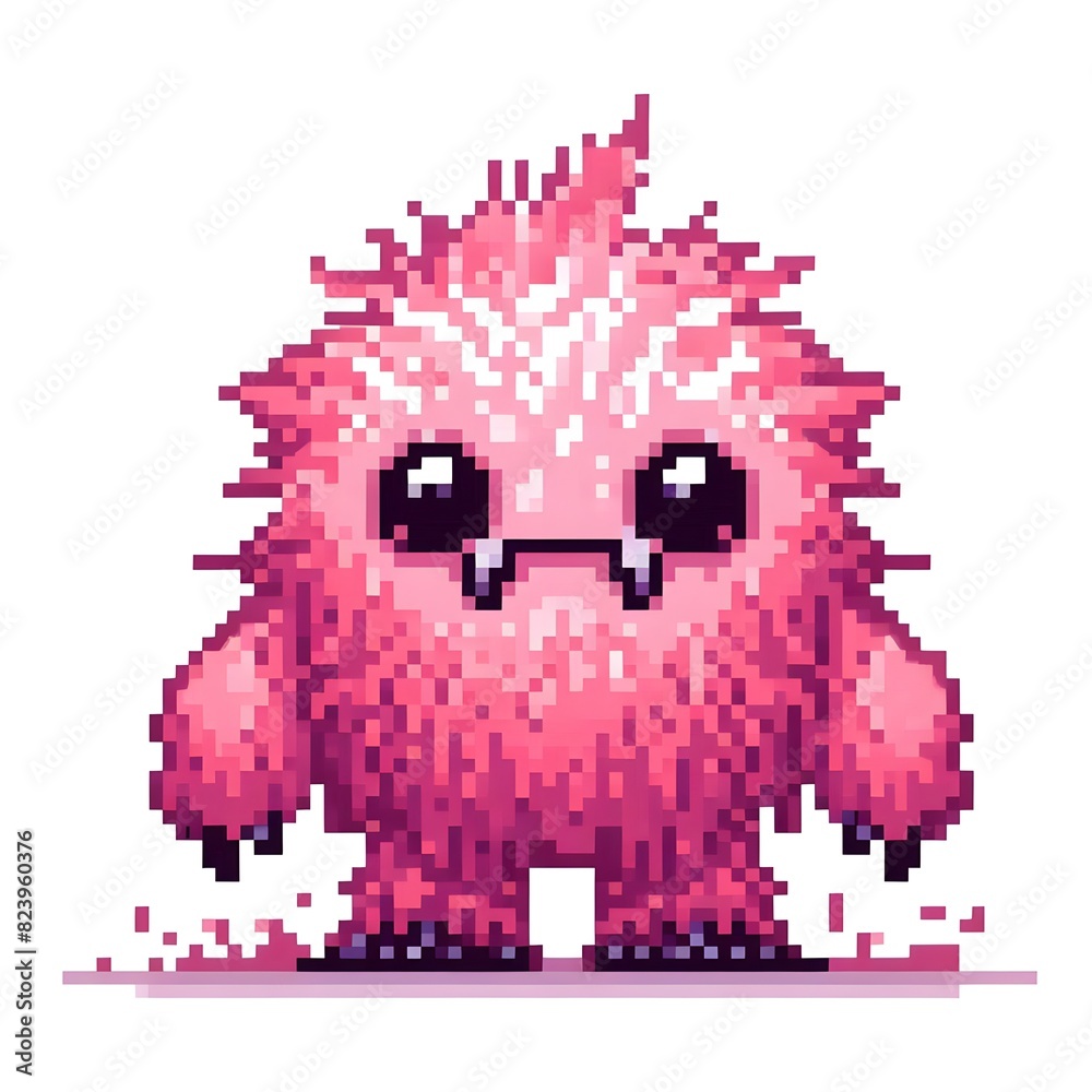 Pixel art monster Pixel art monster