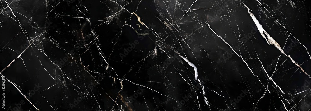 Black marble background with white veins, high resolution, ultra realistic photography Black marble background with white veins, high resolution, ultra realistic photography