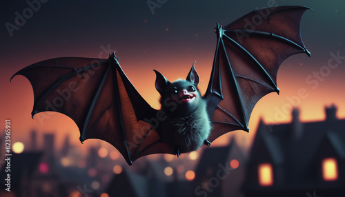 International Bat Night. bat. a bat in flight. A cute little bat. funny bat