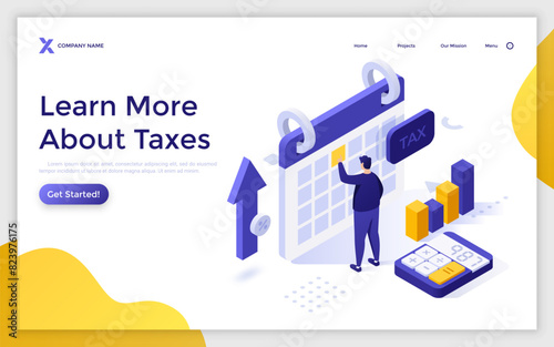 Isometric Business Scene Vector