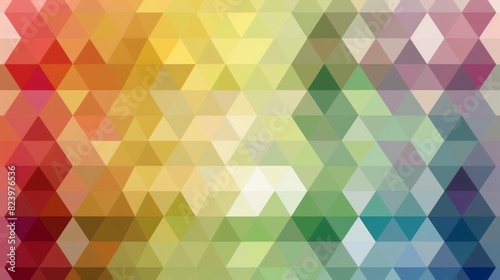 Colorful geometric triangle pattern abstract background photo