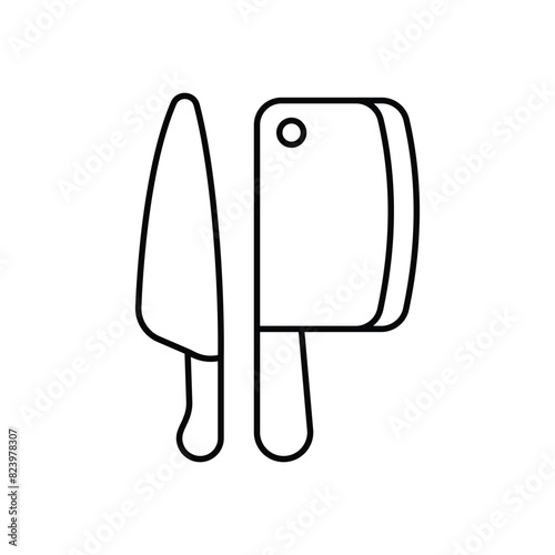 Knife Set vector icon