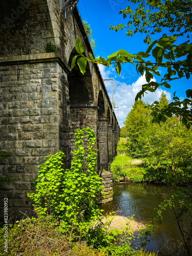 Larbert viaduct, river Carron 