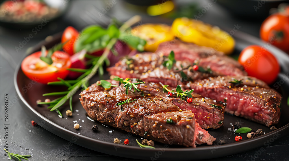grilled beef steak grilled beef steak