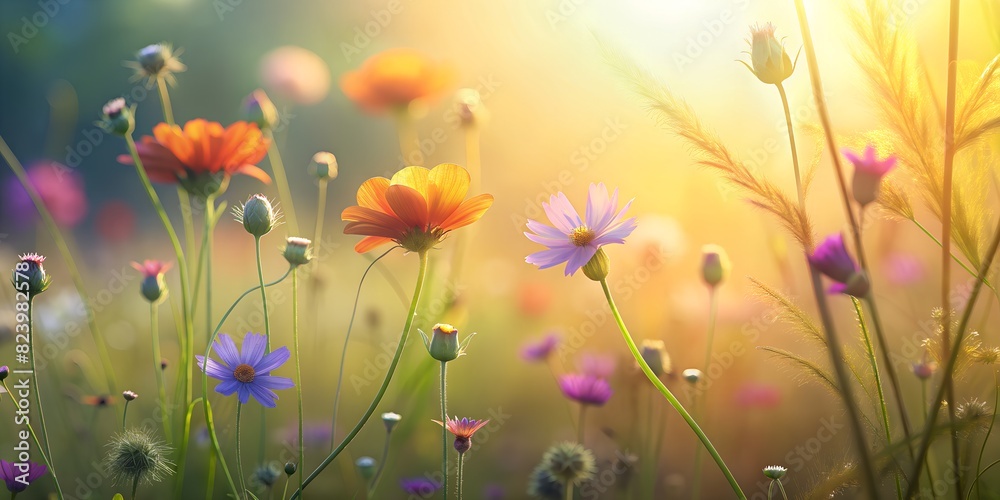 Obraz premium field of flowers wallpapers