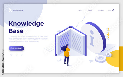 Isometric Business Scene Vector
