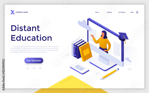 Isometric Business Scene Vector