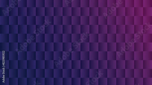 Abstract geometric background with blue cubes - Trendy 3D background